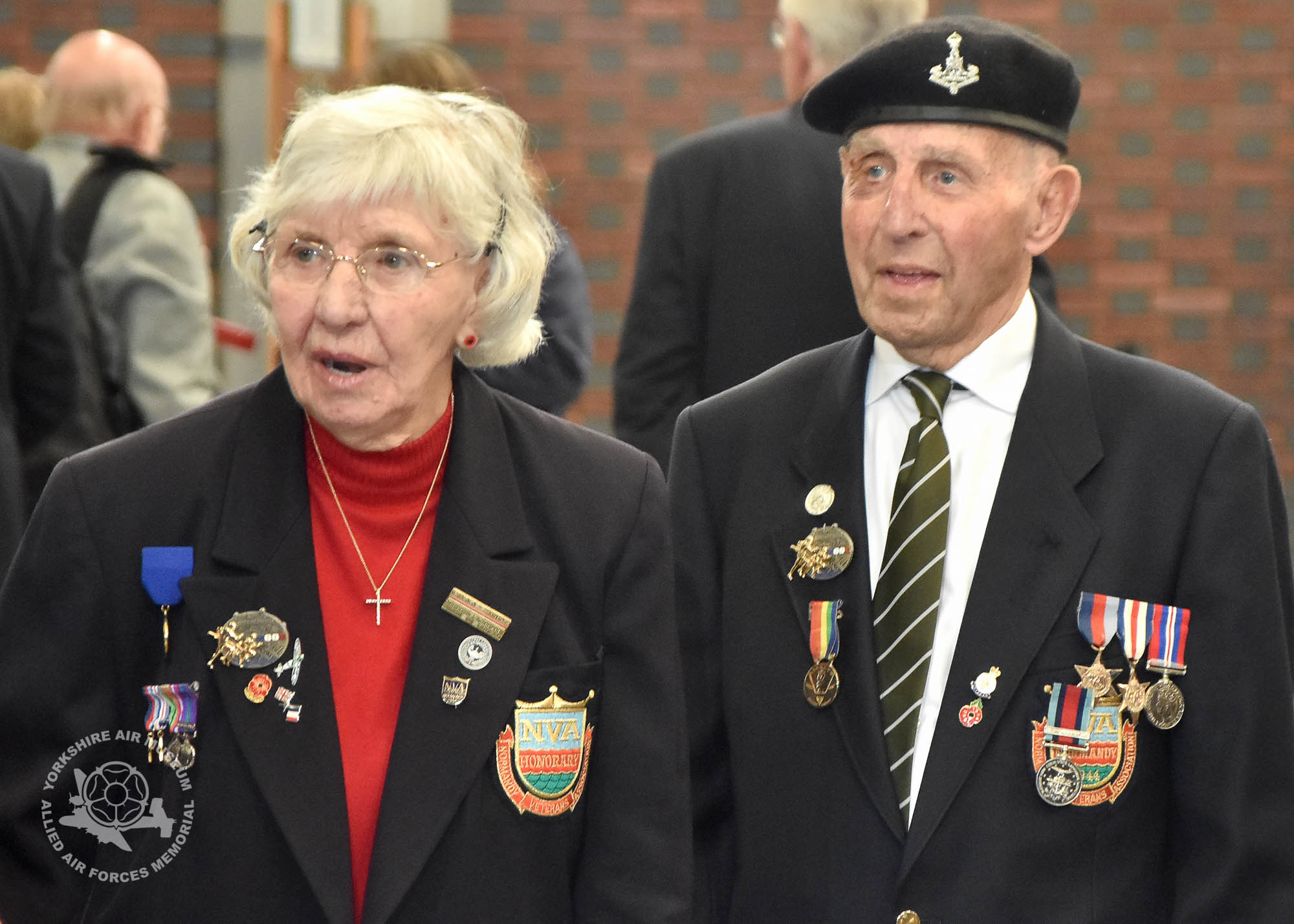 Presentation of the Legion d'Honneur ceremony held at the Yorkshire Air Museum, Elvington, on Sunday 22nd September, 2016. Pictured is Kenneth Cooke. Picture David Harrison / Yorkshire Air Museum.