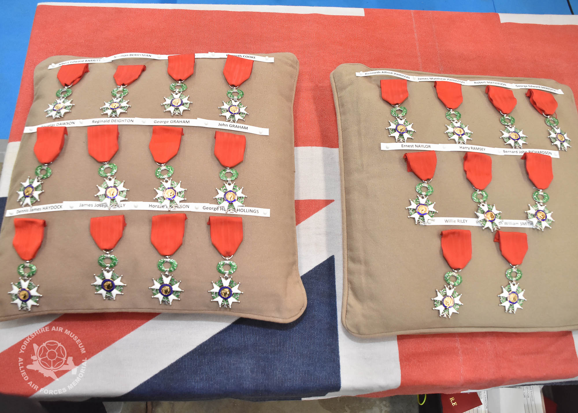 Presentation of the Legion d'Honneur ceremony held at the Yorkshire Air Museum, Elvington, on Sunday 22nd September, 2016. Picture David Harrison / Yorkshire Air Museum.