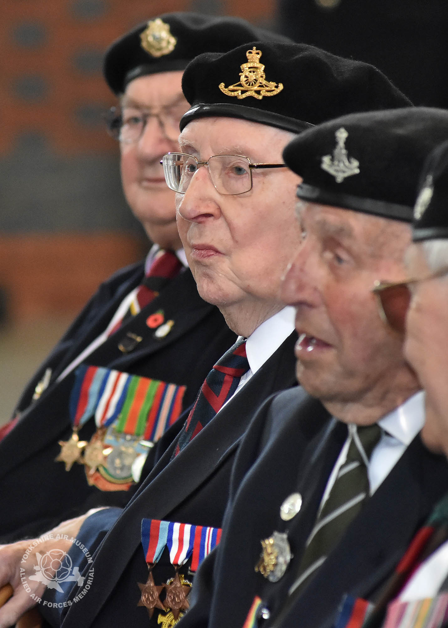 Presentation of the Legion d'Honneur ceremony held at the Yorkshire Air Museum, Elvington, on Sunday 22nd September, 2016. Picture David Harrison / Yorkshire Air Museum.