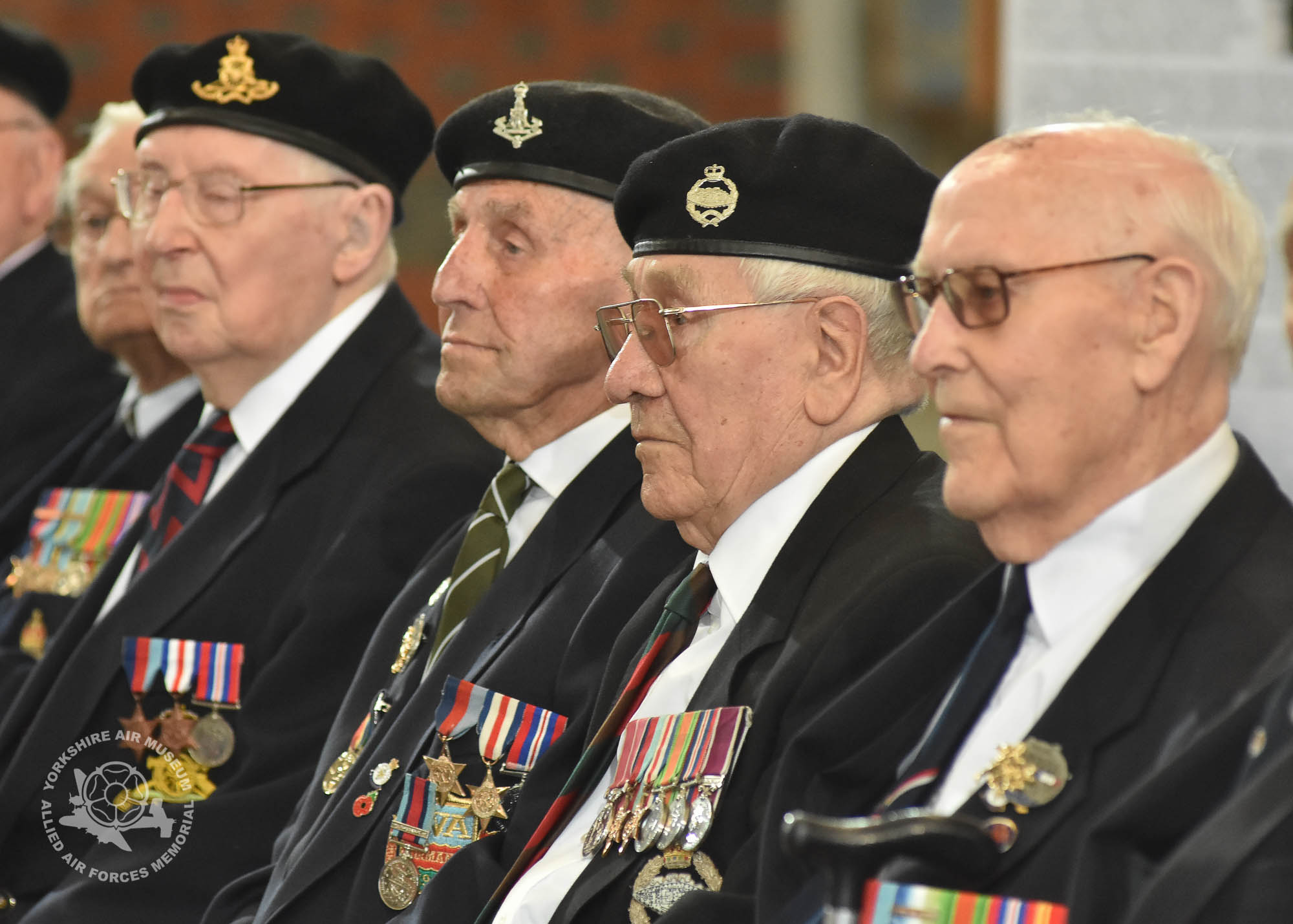 Presentation of the Legion d'Honneur ceremony held at the Yorkshire Air Museum, Elvington, on Sunday 22nd September, 2016. Picture David Harrison / Yorkshire Air Museum.