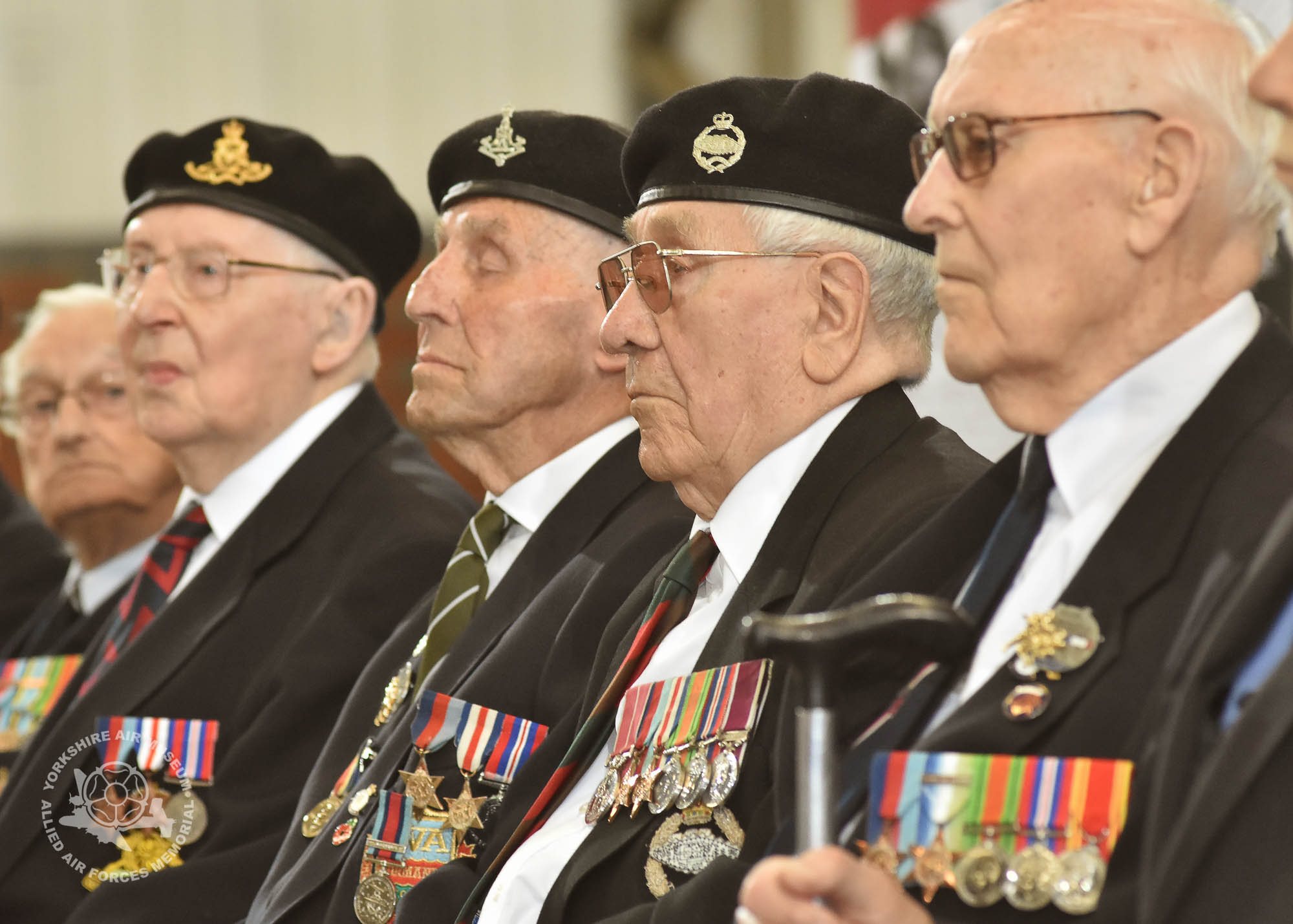 Presentation of the Legion d'Honneur ceremony held at the Yorkshire Air Museum, Elvington, on Sunday 22nd September, 2016. Picture David Harrison / Yorkshire Air Museum.