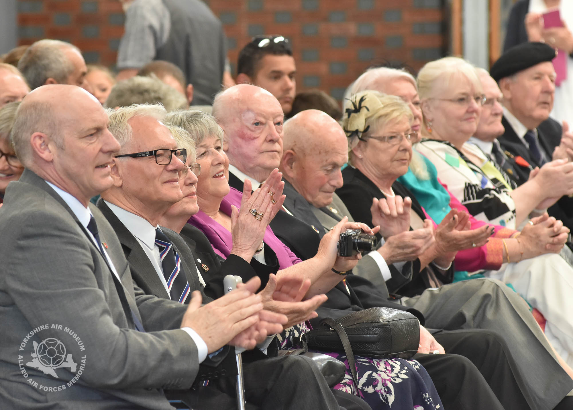 Presentation of the Legion d'Honneur ceremony held at the Yorkshire Air Museum, Elvington, on Sunday 22nd September, 2016. Picture David Harrison / Yorkshire Air Museum.