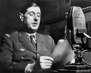 de Gaulle addresses the French nation from London