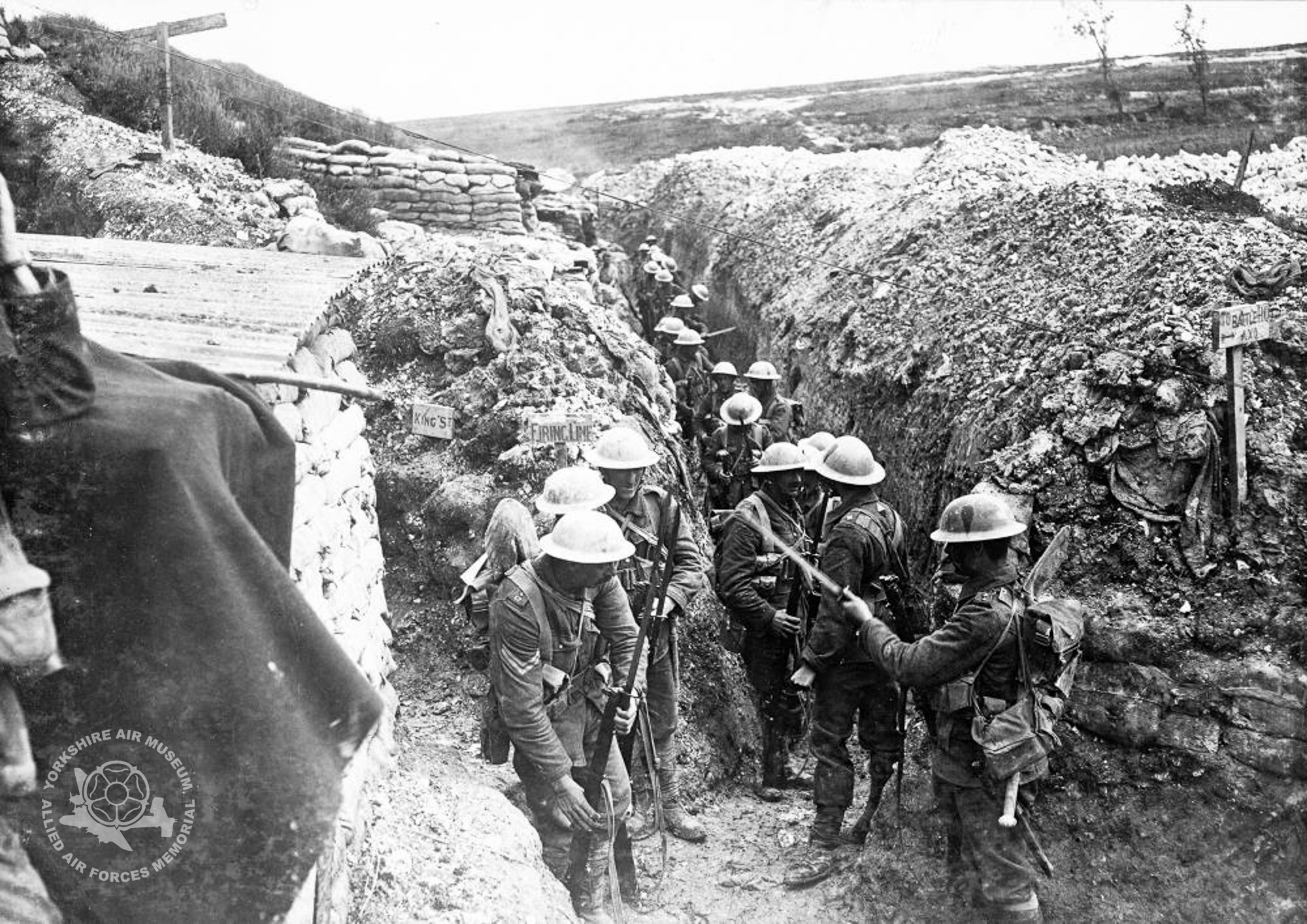 Troops early on the morning off the offensive